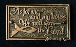 as for me and my house metal plaque|joshua 24 15 devotion.